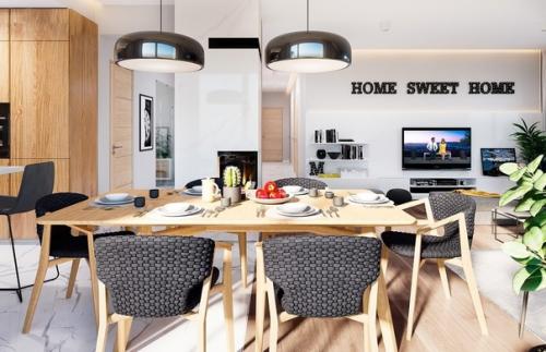 Эскизный проект одноэтажного дома с гаражом. 07