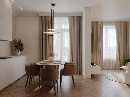 Дизайн проект кухни - гостиной. 04