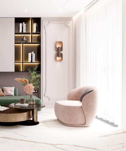 Дизайн - проект квартиры от дизайнера Наташи Родионовой, общей площадью - 80 кв. 02