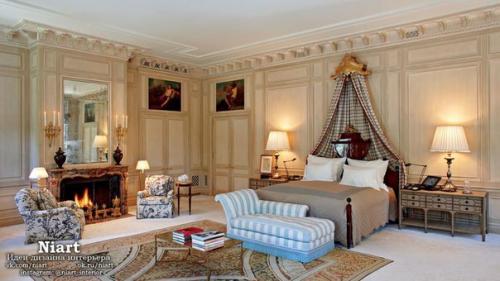 Дизайн спальни в английском стиле. 07