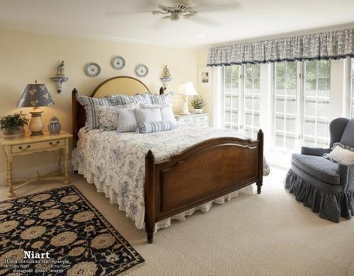 Дизайн спальни в английском стиле. 02