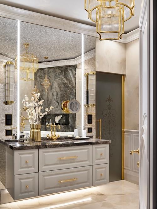 Шикарная квартира в стиле американской классики. 04