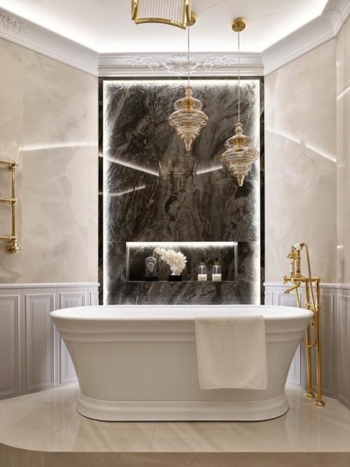 Шикарная квартира в стиле американской классики. 05