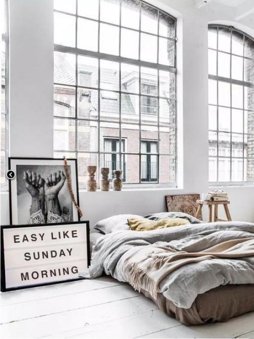 Ар - деко в современной спальне.
