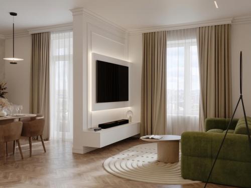 Дизайн проект кухни - гостиной. 05