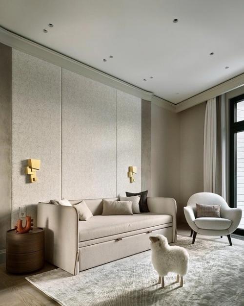 Дизайнеры Валерия сенькина и Юлия ленская, бюро Dseesion, оформили квартиру для молодой семьи с новорожденным сыном. 06