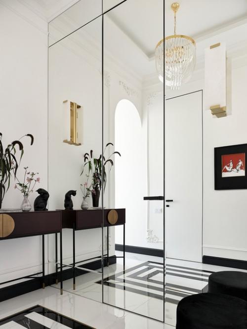 Потрясающая двухкомнатная квартира в духе парижских интерьеров. 07