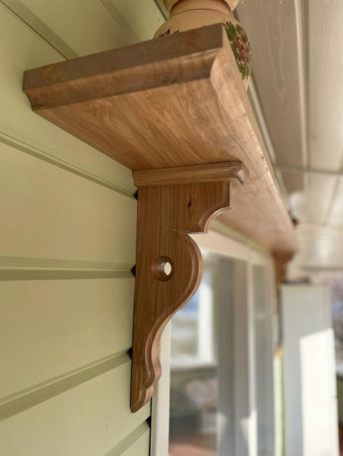 Я давно мечтала использовать сложные формы кронштейнов дома. 02