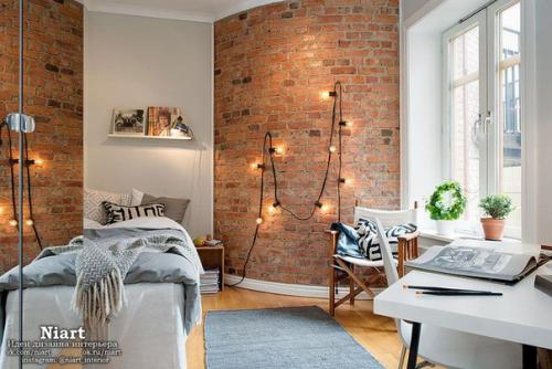 Гирлянда в интерьере. 03