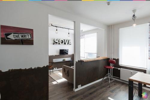 Компактная квартира в девяткино с барной стойкой и винтажными элементами ч. 2. 03