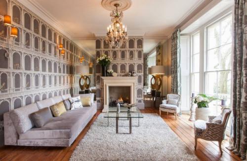 10 модных идей обоев для гостиной от наших дизайнеров? 03