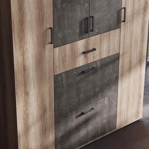 Комбинированный шкаф Нельсон-3 станет незаменимой деталью интерьера вашей спальни, гостиной или прихожей. 03