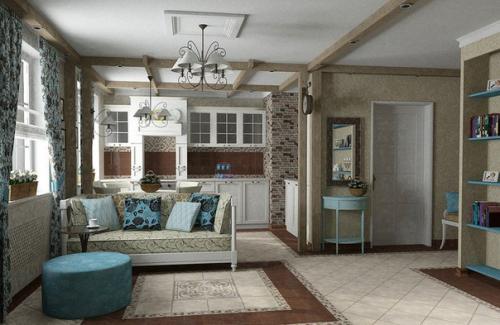 Французский стиль в интерьере - сдержанный и мягкий. 07