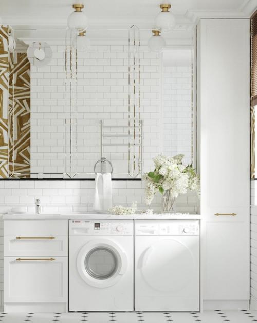 Проект санузла - постирочной дизайнера Ольги Воронковой. 02