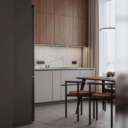 Стильная кухня в природных оттенках! 02