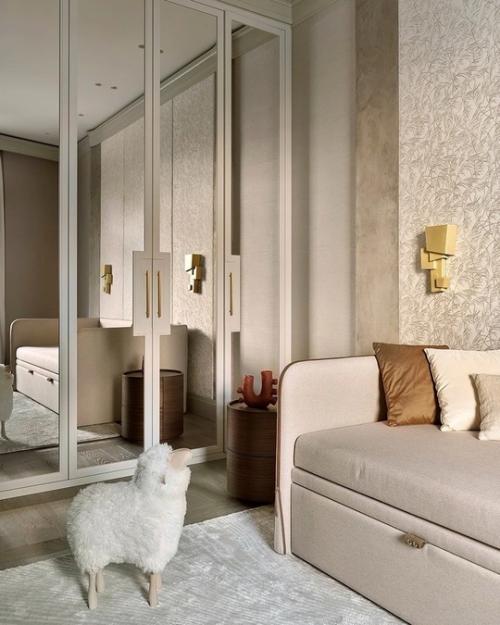 Дизайнеры Валерия сенькина и Юлия ленская, бюро Dseesion, оформили квартиру для молодой семьи с новорожденным сыном. 08