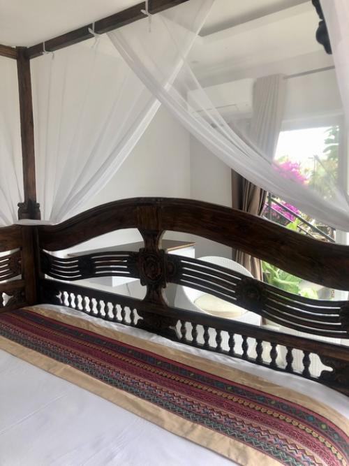 Через стекло.  Уж, если у нас, в северных широтах, делают окна от пола до потолка, то в тропиках - сам бог велел. 04