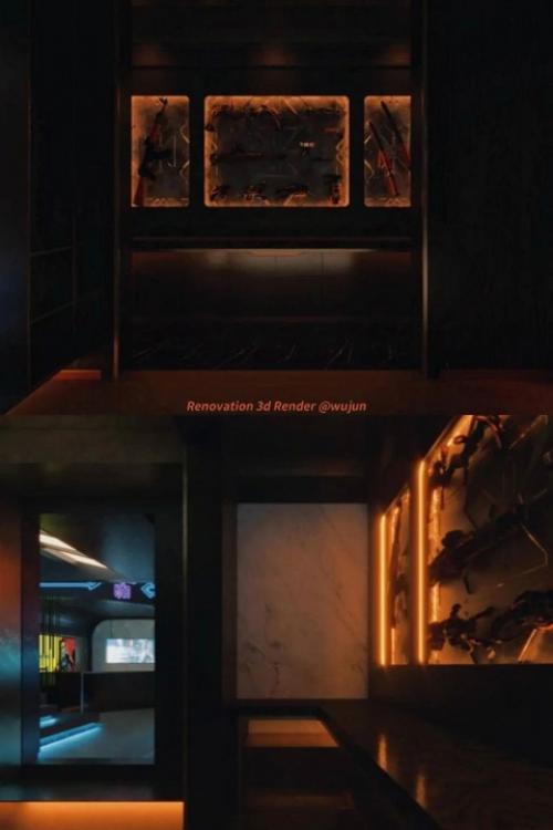 Интерьер из Cyberpunk 2077 в реальной жизни. 01