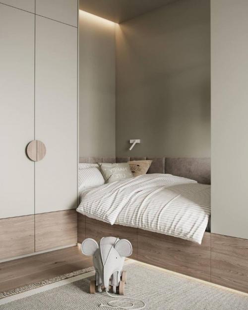 Очень спокойна и минималистичная детская. 01