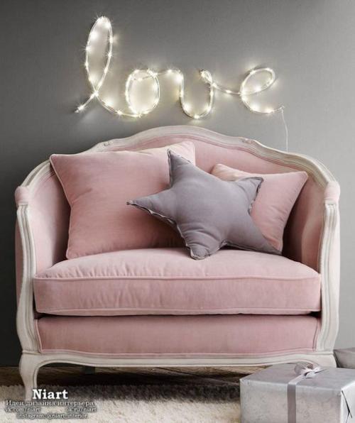 Гирлянда в интерьере. 06