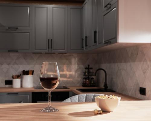 Как же мало нужно для того, чтоб вы увидели кухню или интерьер своей мечты выполнено моделирование и визуализация будущей кухни для моего клиента. 03