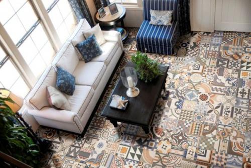 Пэчворк в интерьере.
