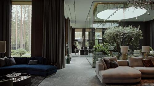 Дом, спроектированный Studia 54 в репино, напоминает роскошную яхту, пришвартованную среди сосен. 05