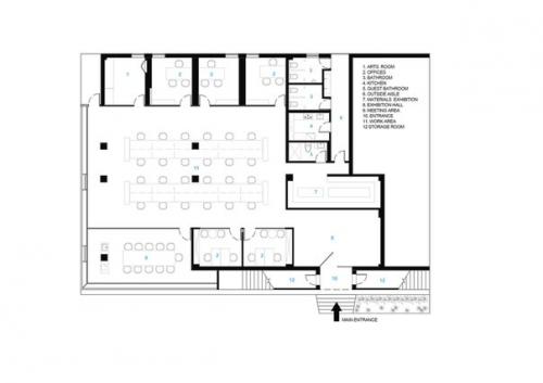 Офис архитектурной студии Studio QI в Китае. 09