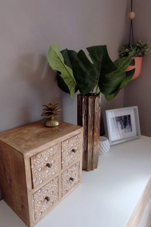 Хозяйка этой милой спальни хотела привнести в комнату стиль Scandi и лёгкого Boho. 04