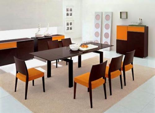 Шоколадный и оранжевый - отличное сочетание, если вы хотите сделать ваш интерьер теплым, уютным и энергичным. 05