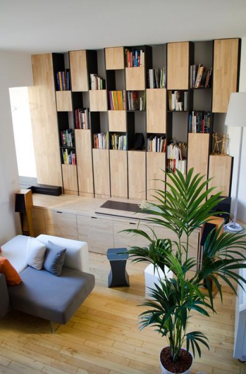 Многоуровневое пространство квартиры в 45 кв. 02