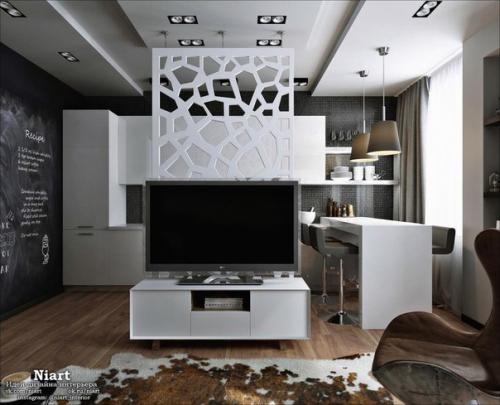 Проект интерьера квартиры - студии 30 кв. 02 Проект интерьера квартиры - студии 30 кв. 02