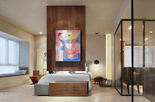 Восток и Запад в интерьере квартиры в Китае. 07