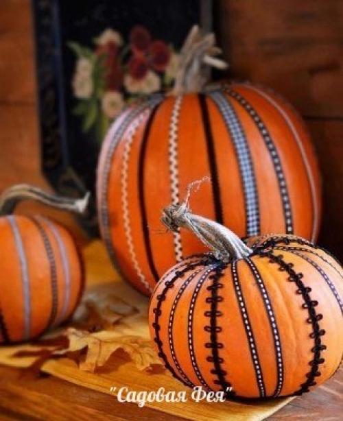 Самый осенний декор: мы украшаем интерьер тыквами. 07