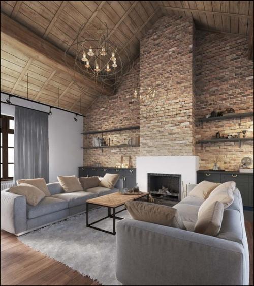 Интерьеры домов в стиле лофт. 02 Интерьеры домов в стиле лофт. 02