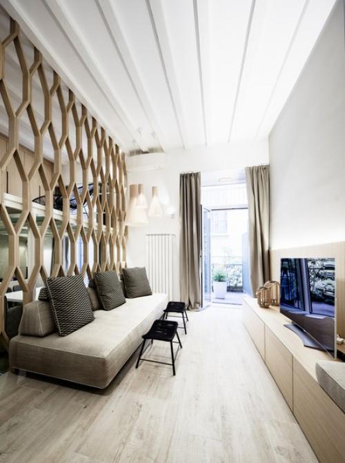 Трёхуровневая квартира в Милане. 01