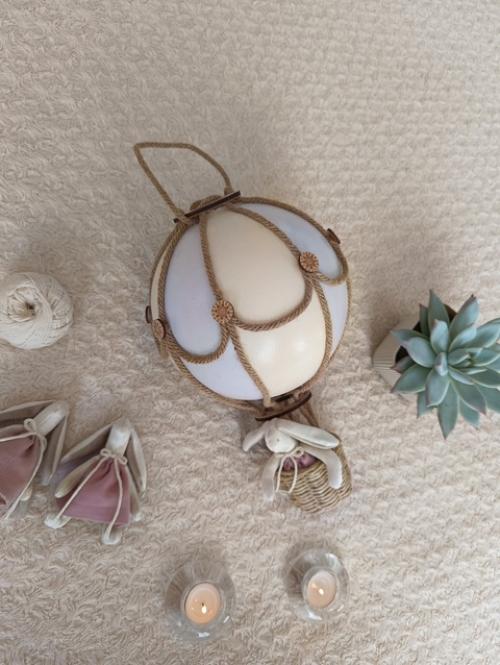 Оригинальный сюрприз, украшение интерьера детской или взрослой комнаты - подвесной аэростат в миниатюре можно использовать как декор или подарок. 04