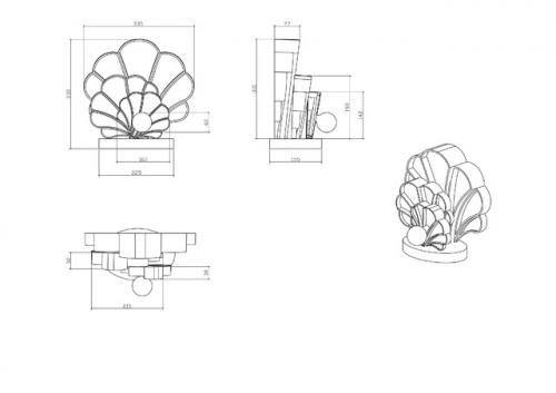 Номинация: свет. Проект: раковина Венеры. 01