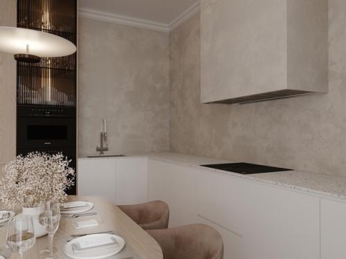 Дизайн проект кухни - гостиной. 03