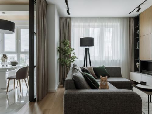 Воздушная квартира 78 м для мамы и дочки - школьницы ч. 1. 03