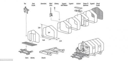Собирается за 1 день, прослужит 100 лет: голландцы создали полнофункциональный дом из картона. 02
