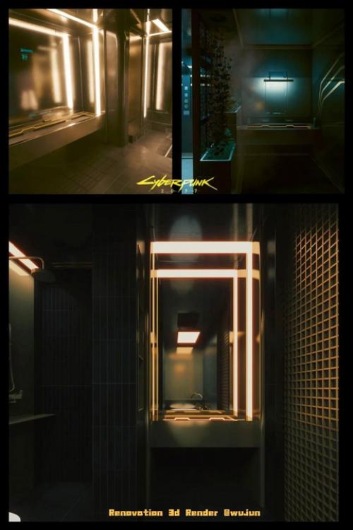 Интерьер из Cyberpunk 2077 в реальной жизни. 04