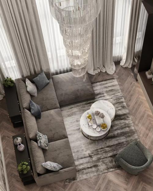 Восхитительная гостиная в частном доме города сочи. 08