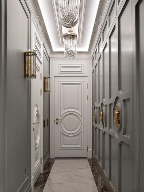 Шикарная квартира в стиле американской классики. 08