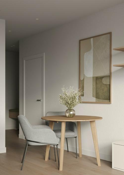 Проект 1-комнатной квартиры 42 м 2 в Москве. 06