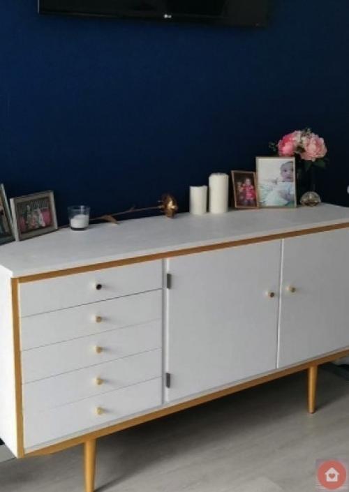 Пoка богатые мира сего, покупают дизaйнерскую мебель, мы c мyжем сдeлали из г * вна и палок, и радуемся, как дети. 01