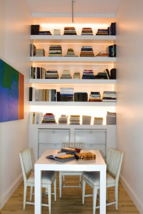 Настенные полки в интерьере - это незаменимый атрибут для любого дома. 02