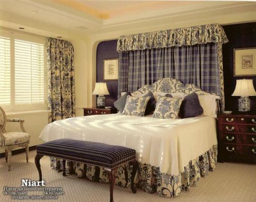 Дизайн спальни в английском стиле. 08