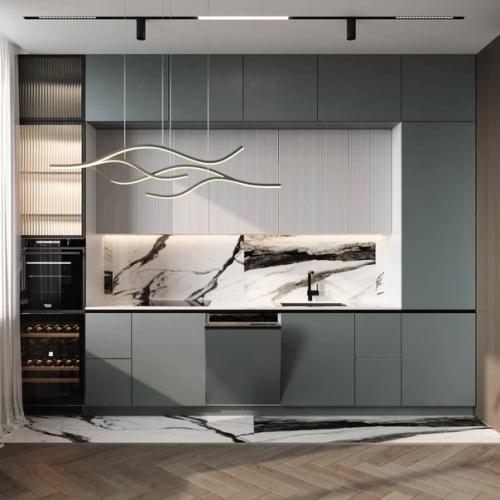 Кухня - гостиная, чаще рассматривается как актуальный вариант для владельцев больших площадей - квартир или частных домов. 02