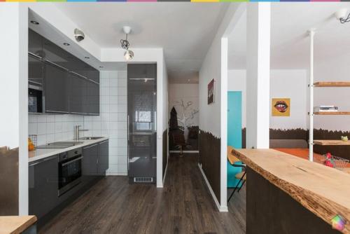 Компактная квартира в девяткино с барной стойкой и винтажными элементами ч. 2. 04